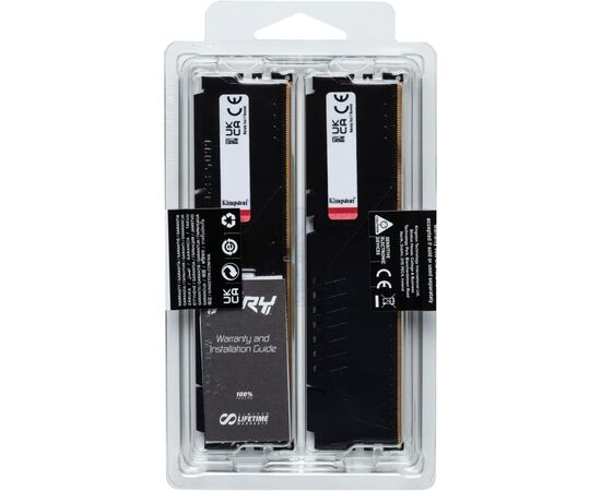 Модуль памяти для компьютера DDR5 128GB (4x32GB) 5600 MHz Beast Black XMP Kingston Fury (ex.HyperX) (KF556C40BBK4-128), изображение 6 Модуль памяти для компьютера DDR5 128GB (4x32GB) 5600 MHz Beast Black XMP Kingston Fury (ex.HyperX) (KF556C40BBK4-128), изображение 6