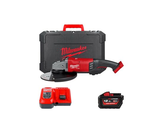 Шлифовальная машина Milwaukee M18 FLAG230XPDB-121C, 230 мм, 12Ah, кейс (4933464115)
