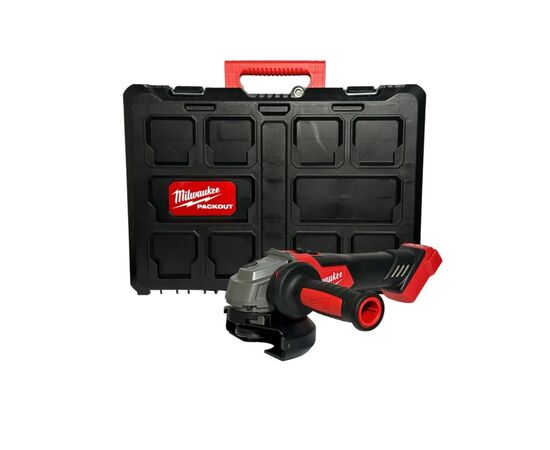 Шлифовальная машина Milwaukee M18 FSAG125X-0, 125мм, кейс PACKOUT (без АКБ и ЗУ) (4933000035), изображение 2 Шлифовальная машина Milwaukee M18 FSAG125X-0, 125мм, кейс PACKOUT (без АКБ и ЗУ) (4933000035), изображение 2