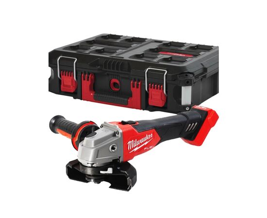 Шлифовальная машина Milwaukee M18 FSAG125X-0, 125мм, кейс PACKOUT (без АКБ и ЗУ) (4933000035)