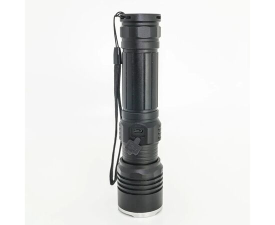 Фонарь Quantum Solid-M 10W LED з USB + Li-ion18650/2600mAh box (QM-FL1020-18650/2600-CB), изображение 7 Фонарь Quantum Solid-M 10W LED з USB + Li-ion18650/2600mAh box (QM-FL1020-18650/2600-CB), изображение 7