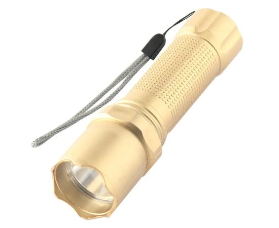 Ліхтар Quantum Minik gold 3W LED з USB 40шт/уп (QM-FL1044-B)