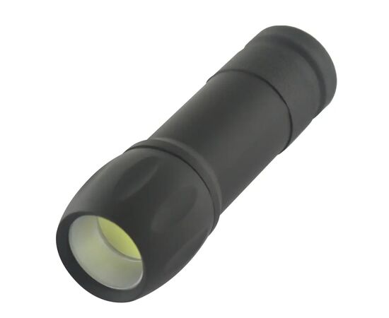 Фонарь Quantum Smile black 3W COB 3xAAA 1шт/уп (QM-FL1046)