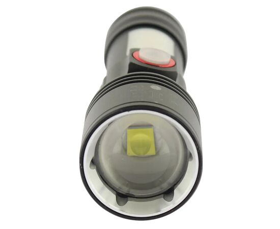 Фонарь Quantum Adept 10W LED zoom +COB з USB (QM-FL1031), изображение 4 Фонарь Quantum Adept 10W LED zoom +COB з USB (QM-FL1031), изображение 4