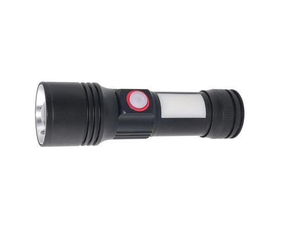 Фонарь Quantum Adept 10W LED zoom +COB з USB+ Li-ion18650/2600mAh (QM-FL1031-18650/2600), изображение 6 Фонарь Quantum Adept 10W LED zoom +COB з USB+ Li-ion18650/2600mAh (QM-FL1031-18650/2600), изображение 6