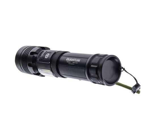 Ліхтар Quantum Perfect 5WLED zoom+3WCOB з функ Power Bank Li-ion26650/4500mAh (QM-FL1035-СB), зображення 5 Ліхтар Quantum Perfect 5WLED zoom+3WCOB з функ Power Bank Li-ion26650/4500mAh (QM-FL1035-СB), зображення 5