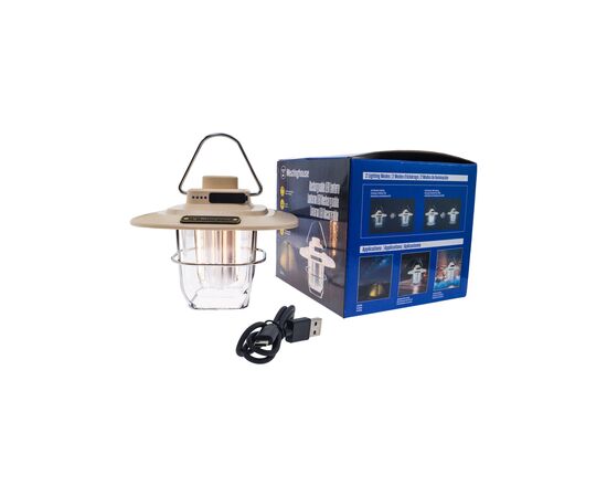 Фонарь Westinghouse Retro 4W LED Filament WF242 Type-C з функцією Power Bank (WF242-CB), изображение 3 Фонарь Westinghouse Retro 4W LED Filament WF242 Type-C з функцією Power Bank (WF242-CB), изображение 3