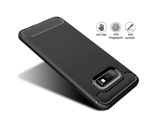 Чехол для мобильного телефона Laudtec для SAMSUNG Galaxy S10e Carbon Fiber (Black) (LT-GS10eB), изображение 3