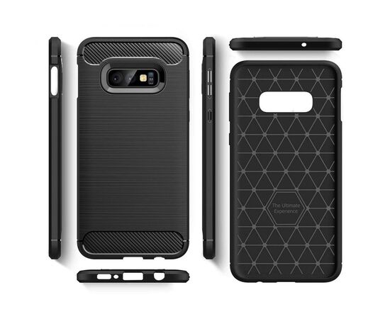 Чехол для мобильного телефона Laudtec для SAMSUNG Galaxy S10e Carbon Fiber (Black) (LT-GS10eB), изображение 4