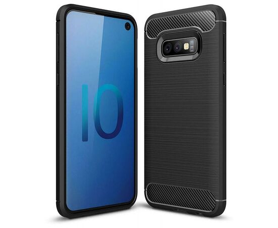 Чохол до мобільного телефона Laudtec для SAMSUNG Galaxy S10e Carbon Fiber (Black) (LT-GS10eB)