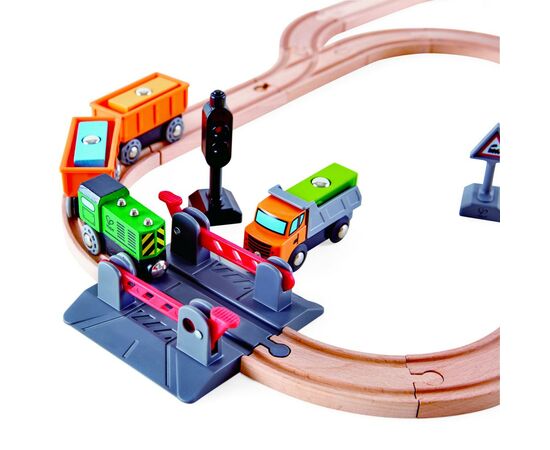 Железная дорога Hape с краном (E3732), изображение 2 Железная дорога Hape с краном (E3732), изображение 2
