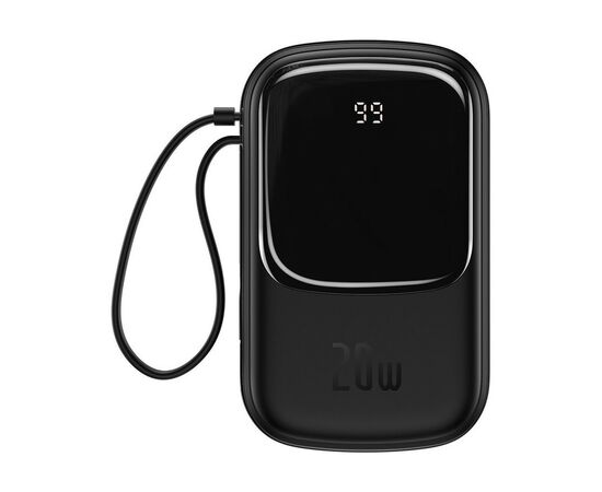 Батарея універсальна Baseus Qpow 20000mAh 20W PD/3.0 QC/3.0 USB+TypeC+Lightning (PPQD-H01 / 1283126558948)