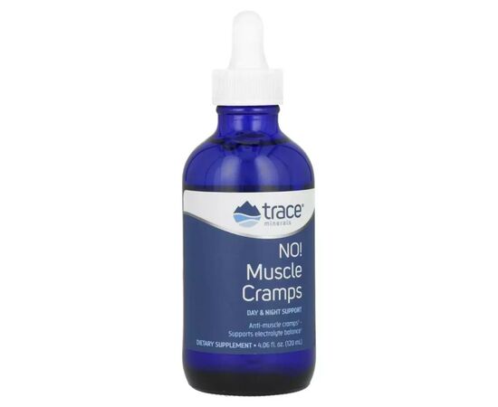 Мінерали Trace Minerals Порятунок від м'язових судом, No! Muscle Cramps, 120 мл (TMR-00343)