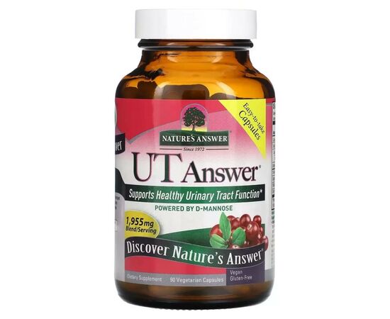 Витаминно-минеральный комплекс Nature's Answer Здоровье мочевыводящих путей, UT Answer, 90 вегетарианских (NTA-26375)