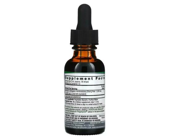 Травы Nature's Answer Экстракт астрагала без спирта, 2000 мг, Astragalus Root, 30 мл (NTA00574), изображение 2 Травы Nature's Answer Экстракт астрагала без спирта, 2000 мг, Astragalus Root, 30 мл (NTA00574), изображение 2