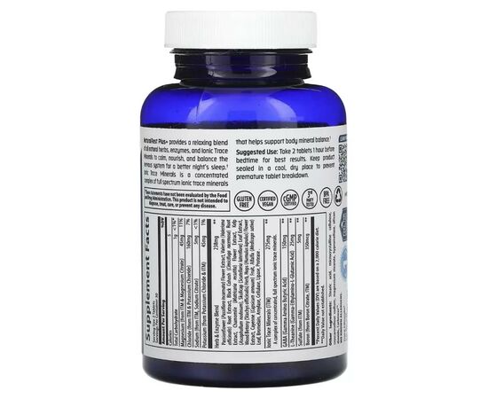 Витаминно-минеральный комплекс Trace Minerals Спокойный сон и восстановление, NaturalRest Plus+, 60 таблеток (TMR-00261), изображение 2 Витаминно-минеральный комплекс Trace Minerals Спокойный сон и восстановление, NaturalRest Plus+, 60 таблеток (TMR-00261), изображение 2