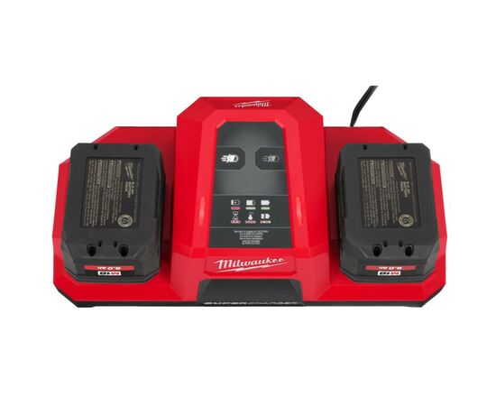 Зарядное устройство для аккумуляторов инструмента Milwaukee M18 DBSC Dual SUPER CHARGER (4932492531), изображение 6 Зарядное устройство для аккумуляторов инструмента Milwaukee M18 DBSC Dual SUPER CHARGER (4932492531), изображение 6