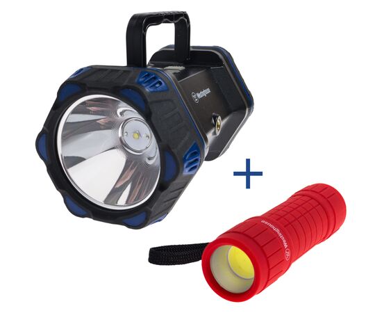 Фонарь Westinghouse 8W LED COB WF217 з USB з функ Power Bank + подарунок WF 87-3R03PD16 red (WF217-CB-PR1), изображение 2 Фонарь Westinghouse 8W LED COB WF217 з USB з функ Power Bank + подарунок WF 87-3R03PD16 red (WF217-CB-PR1), изображение 2