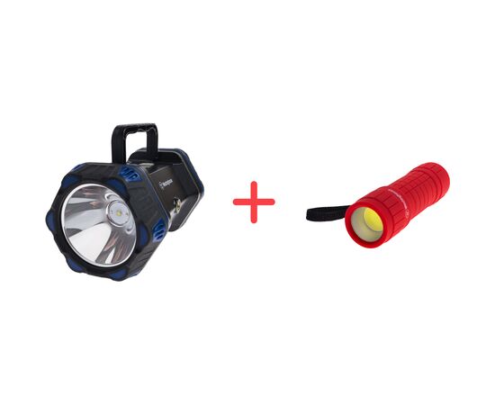 Ліхтар Westinghouse 8W LED COB WF217 з USB з функ Power Bank + подарунок WF 87-3R03PD16 red (WF217-CB-PR1)