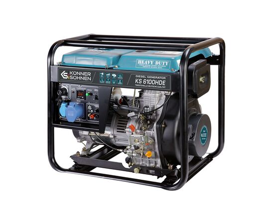 Генератор Konner&Sohnen KS 6100HDE, 5.5KW, дизель, 230V (KS6100HDE), изображение 3 Генератор Konner&Sohnen KS 6100HDE, 5.5KW, дизель, 230V (KS6100HDE), изображение 3
