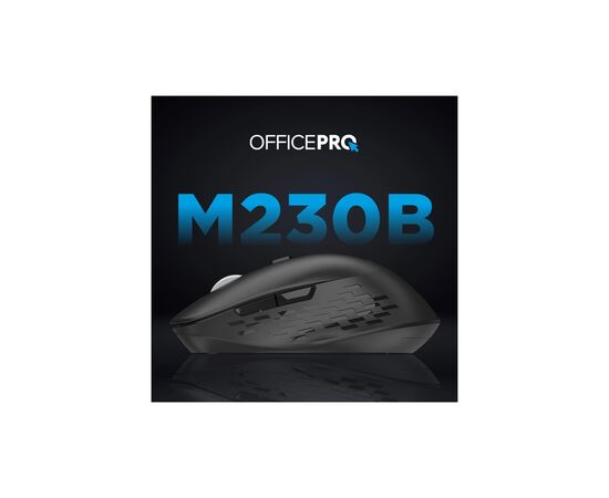 Мышка OfficePro M230B Silent Click Wireless/Bluetooth Black (M230B), изображение 5 Мышка OfficePro M230B Silent Click Wireless/Bluetooth Black (M230B), изображение 5