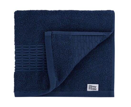 Полотенце Ardesto Набор махровых Lotus 50х90см, 70х140см, 2шт 100% хлопок, синий темный (ART2357DB), изображение 4