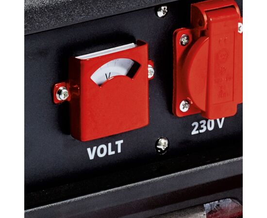 Генератор Einhell TC-PG 35/E5, 230V (1 фаза), 2.6/3.1kW, ручной старт, AVR, 41.2кг (4152551), изображение 7 Генератор Einhell TC-PG 35/E5, 230V (1 фаза), 2.6/3.1kW, ручной старт, AVR, 41.2кг (4152551), изображение 7