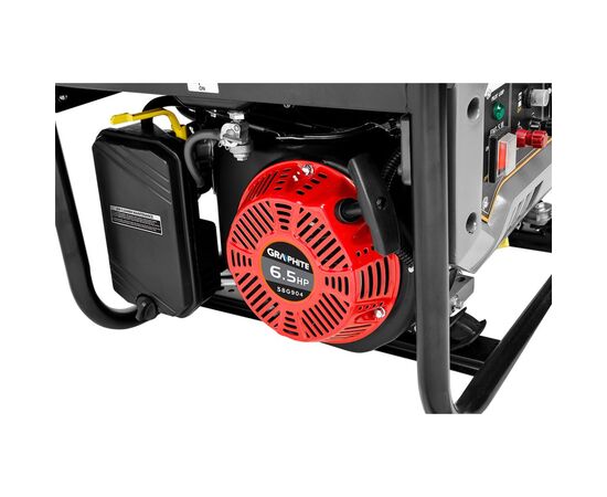 Генератор Graphite 230V (1 фаза), 2/2.2kW, ручной старт, AVR, 40кг (58G904), изображение 10 Генератор Graphite 230V (1 фаза), 2/2.2kW, ручной старт, AVR, 40кг (58G904), изображение 10