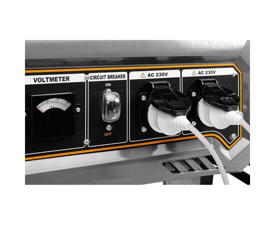 Генератор Graphite 230V (1 фаза), 2/2.2kW, ручной старт, AVR, 40кг (58G904), изображение 11 Генератор Graphite 230V (1 фаза), 2/2.2kW, ручной старт, AVR, 40кг (58G904), изображение 11