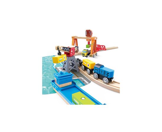 Железная дорога Hape Порт (E3791), изображение 3 Железная дорога Hape Порт (E3791), изображение 3