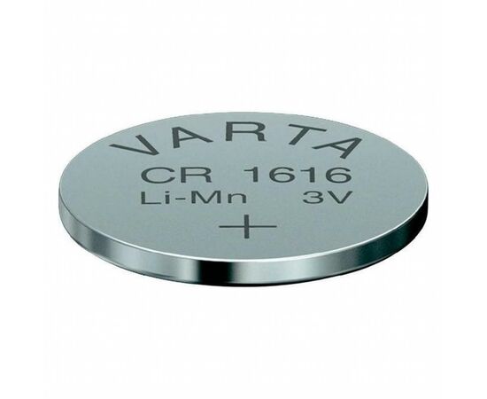 Батарейка Varta CR 1616 BLI 1 LITHIUM (06616101401), изображение 3 Батарейка Varta CR 1616 BLI 1 LITHIUM (06616101401), изображение 3