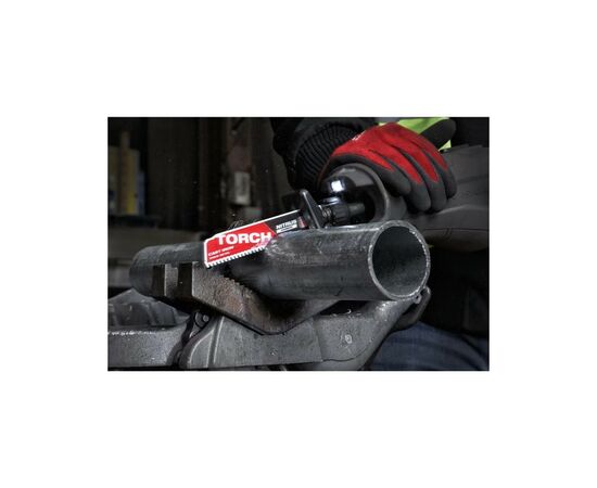 Полотно Milwaukee для сабельной пилы TORCH CARBIDE NITRUS, 150мм/шаг зуба 3,6мм, металл (48005261), изображение 2 Полотно Milwaukee для сабельной пилы TORCH CARBIDE NITRUS, 150мм/шаг зуба 3,6мм, металл (48005261), изображение 2