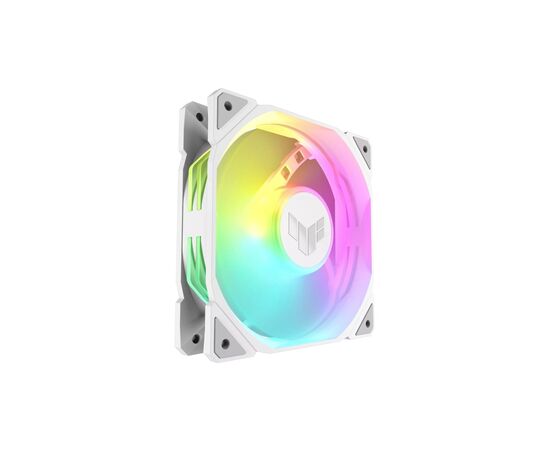 Кулер для корпуса ASUS TUF Gaming TR120 ARGB Reverse White (90DA00D3-B09000), изображение 2 Кулер для корпуса ASUS TUF Gaming TR120 ARGB Reverse White (90DA00D3-B09000), изображение 2