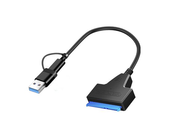 Адаптер USB3.0 Type-A/C HDD 2,5" SATA II/III / SSD Dynamode (DM-AD-SATA-U3)