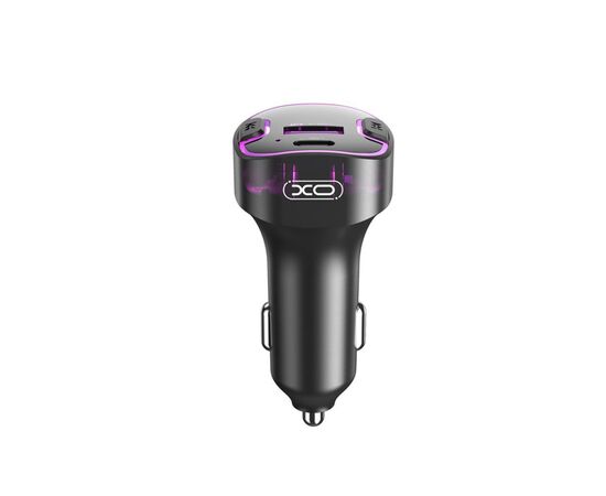 FM модулятор XO BCC12 MP3+5V3.1A Black (XO-BCC12-BK), изображение 3 FM модулятор XO BCC12 MP3+5V3.1A Black (XO-BCC12-BK), изображение 3