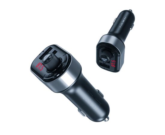 FM модулятор XO BCC10 Bluetooth MP3 +5V3.1A Black (XO-BCC10-BK), изображение 4 FM модулятор XO BCC10 Bluetooth MP3 +5V3.1A Black (XO-BCC10-BK), изображение 4