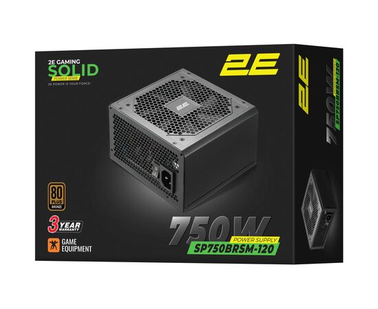 Блок питания 2E 750W (2E-SP750BRSM-120), изображение 11 Блок питания 2E 750W (2E-SP750BRSM-120), изображение 11