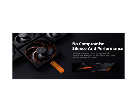 Кулер для корпуса ID-Cooling AS-140-K, изображение 9 Кулер для корпуса ID-Cooling AS-140-K, изображение 9