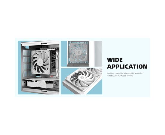 Кулер для корпуса ID-Cooling TF-12015-W, изображение 11 Кулер для корпуса ID-Cooling TF-12015-W, изображение 11
