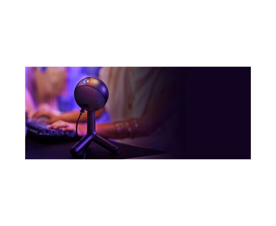 Мікрофон Logitech G Yeti Orb RGB Gaming Mic with Lightsync Black (988-000551), зображення 10 Мікрофон Logitech G Yeti Orb RGB Gaming Mic with Lightsync Black (988-000551), зображення 10