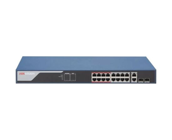 Комутатор мережевий Hikvision DS-3E1318P-EI