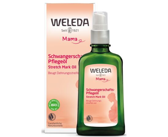 Косметика для мам Weleda Масло для профилактики растяжек 100 мл (4001638500777), изображение 4 Косметика для мам Weleda Масло для профилактики растяжек 100 мл (4001638500777), изображение 4