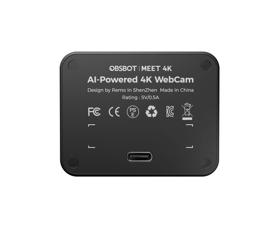 Веб-камера OBSBOT Meet-4K Black (OBSBOT-MEET4K), изображение 5 Веб-камера OBSBOT Meet-4K Black (OBSBOT-MEET4K), изображение 5