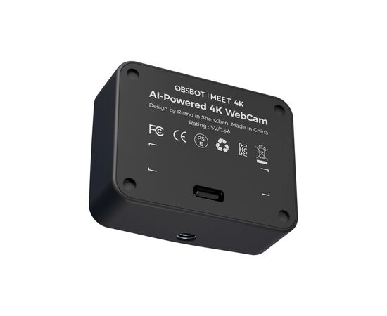 Веб-камера OBSBOT Meet-4K Black (OBSBOT-MEET4K), изображение 6 Веб-камера OBSBOT Meet-4K Black (OBSBOT-MEET4K), изображение 6