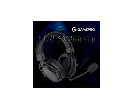 Наушники GamePro HS1260BT Black (HS1260BT), изображение 7 Наушники GamePro HS1260BT Black (HS1260BT), изображение 7