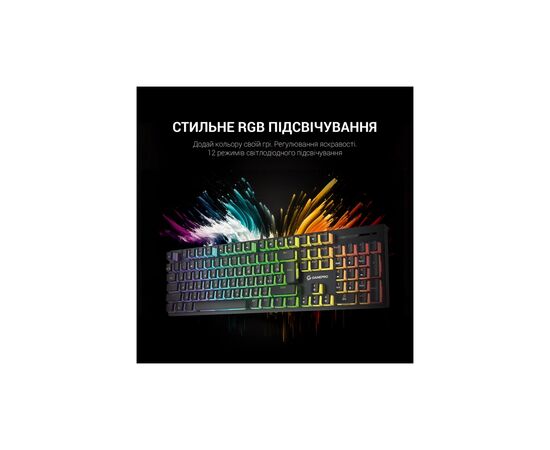 Клавиатура GamePro MK85B Blue Switch RGB USB Black (MK85B), изображение 11 Клавиатура GamePro MK85B Blue Switch RGB USB Black (MK85B), изображение 11