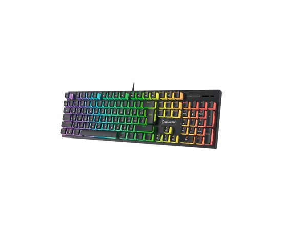 Клавиатура GamePro MK85B Blue Switch RGB USB Black (MK85B), изображение 2 Клавиатура GamePro MK85B Blue Switch RGB USB Black (MK85B), изображение 2