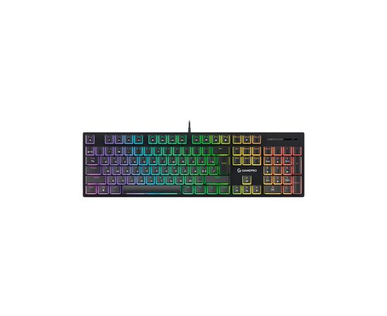 Клавиатура GamePro MK85B Blue Switch RGB USB Black (MK85B)