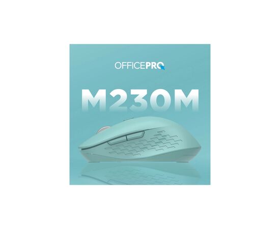 Мышка OfficePro M230M Silent Click Wireless/Bluetooth Mint (M230M), изображение 5 Мышка OfficePro M230M Silent Click Wireless/Bluetooth Mint (M230M), изображение 5