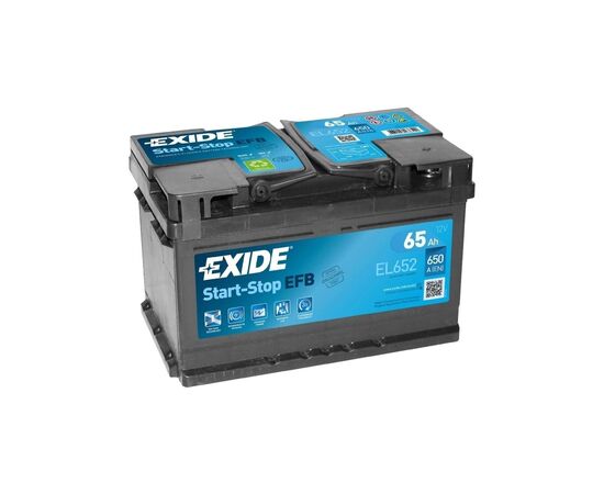 Акумулятор автомобільний EXIDE START-STOP EFB 65A (EL652)
